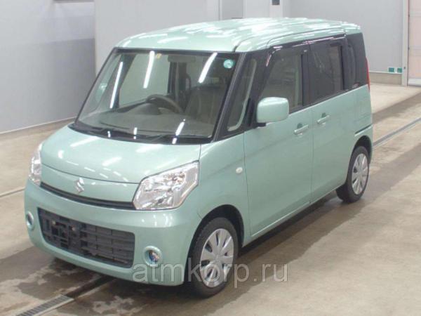 Минивэн SUZUKI SPACIA класса микровэн кузов MK32S гв 2013 4WD пробег 107 тыс км цвет зеленый — фото 2